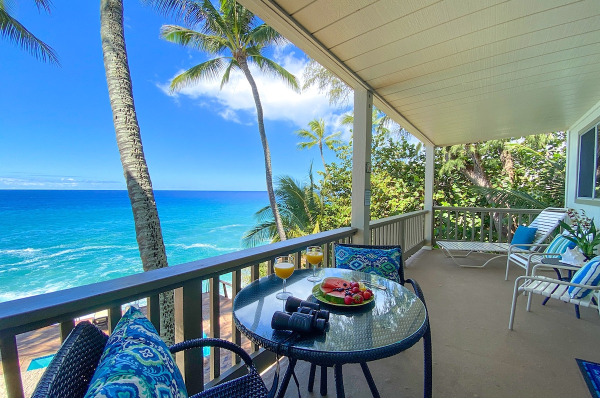 Poipu Palms 204, Ocean Front, One Step Up to the F