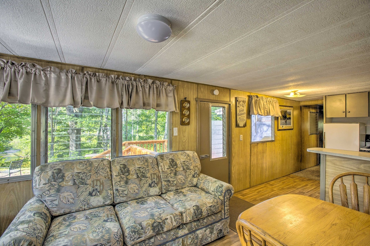 Little Manistee Riverfront Cabin w/ Fire Pit!