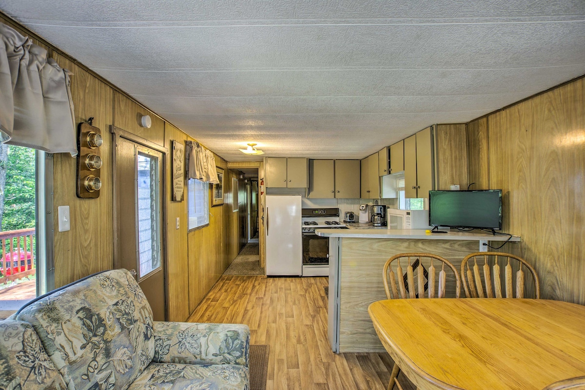 Little Manistee Riverfront Cabin w/ Fire Pit!