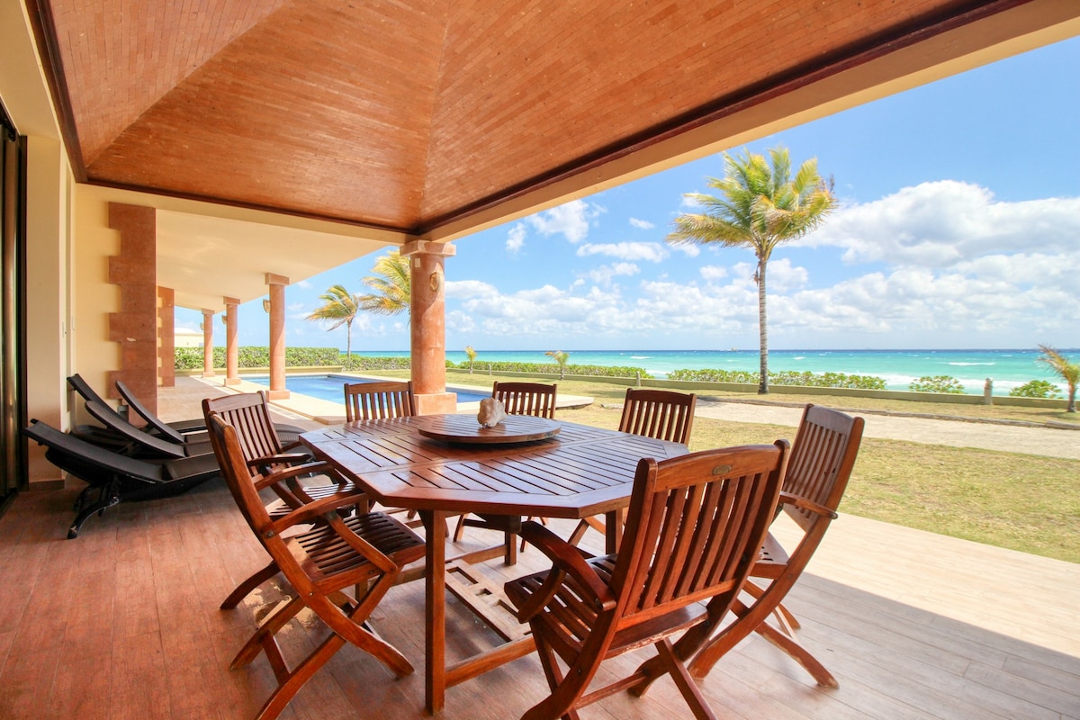 Luxury 5BR Oceanfront Playacar | Private Pool