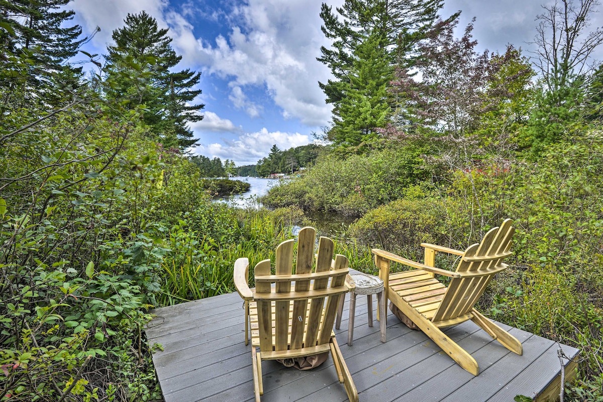 位于水獭湖（ Otter Lake ）的温馨舒适的阿迪朗达克小屋（ Adirondacks Cabin ） ！