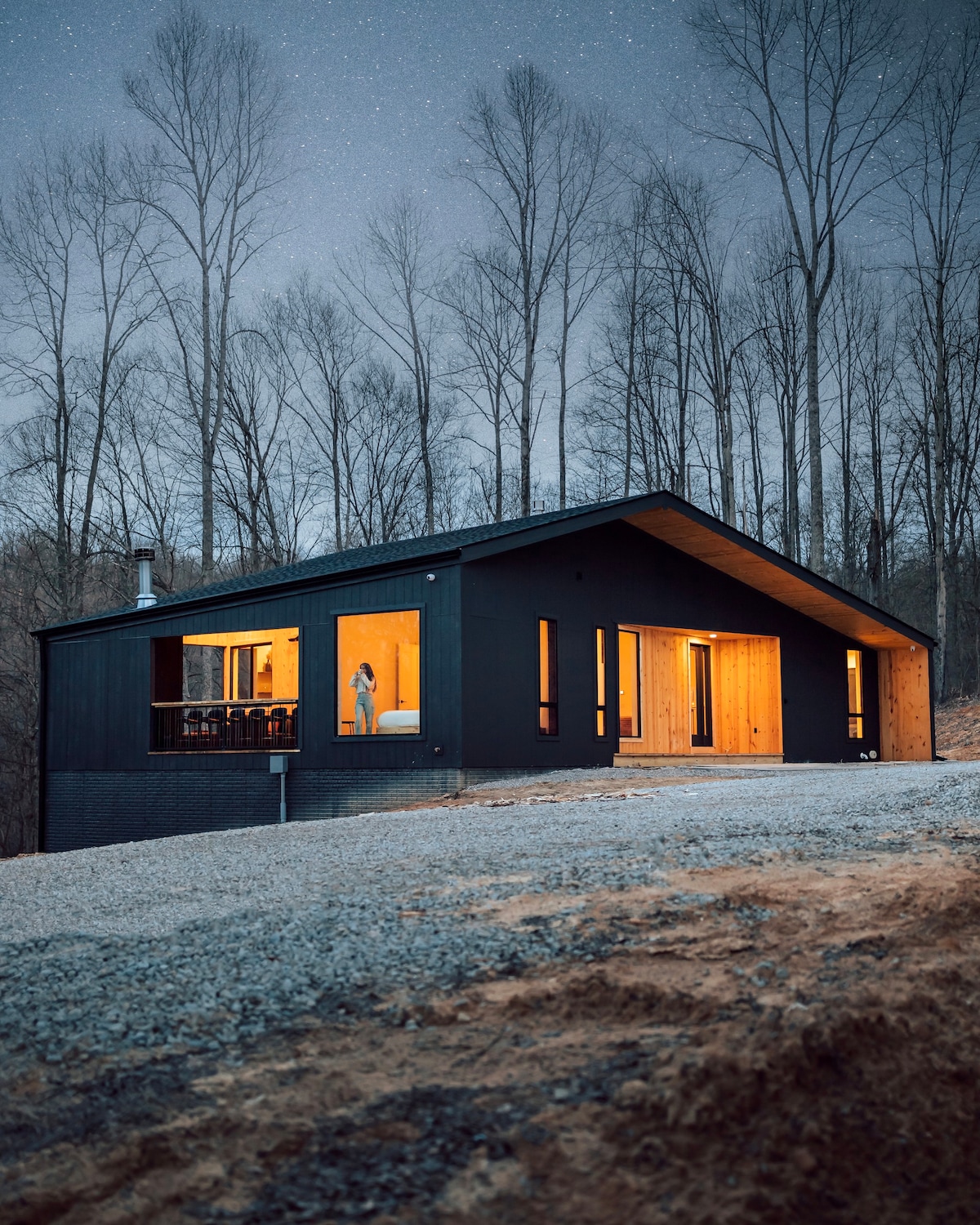 The Acres: a wooded cabin in Hocking Hills, OH