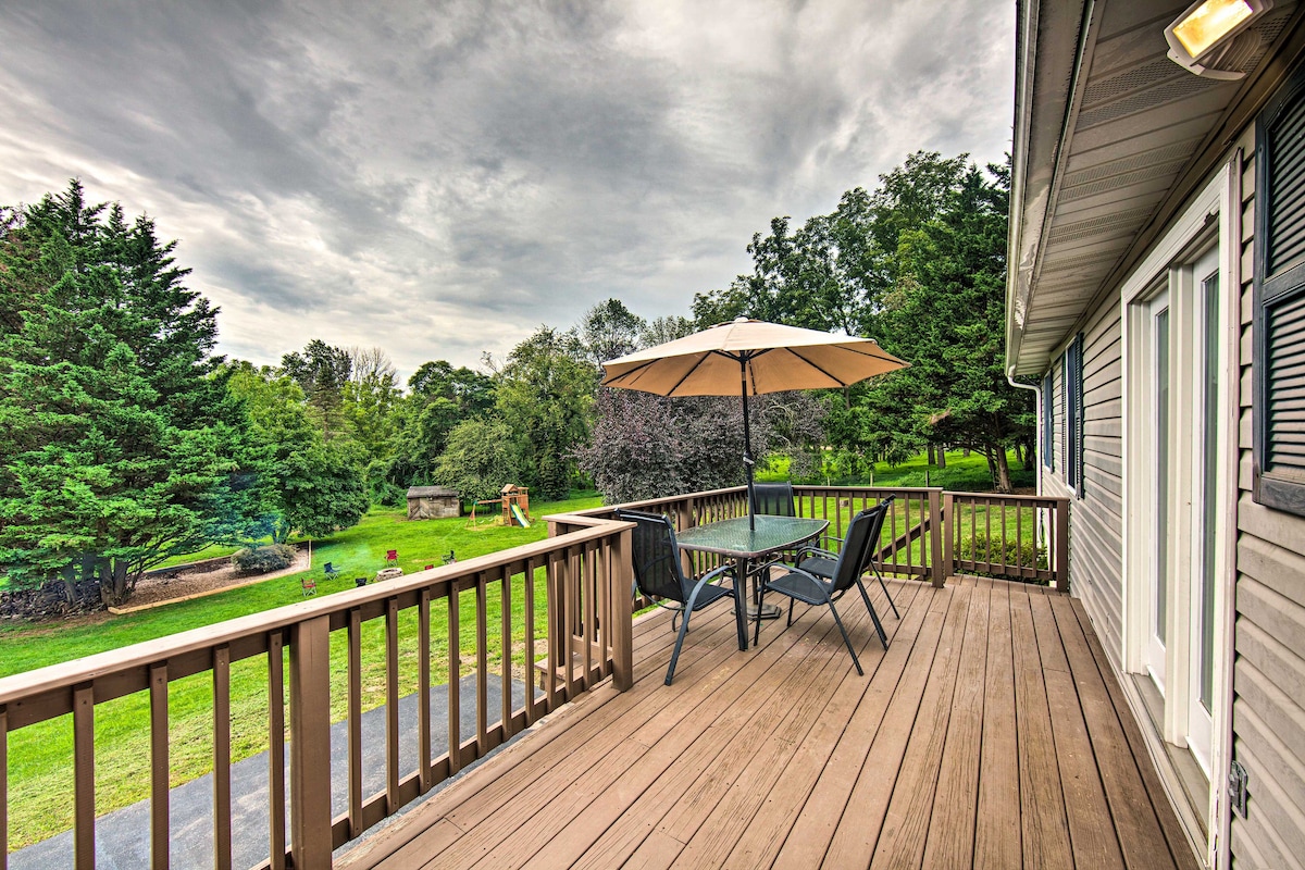 Family-Friendly Coatesville House w/ Fire Pit