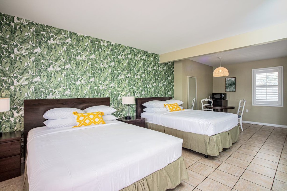 数字复古精品酒店（ Digital Retro Boutique Hotel ） -双人床，带早餐，靠近圣奥古斯丁（ St. Augustine ）市中心和海滩