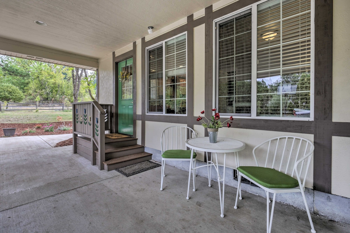 Cozy Cottage on Flower Farm w/ Baker Creek Views!