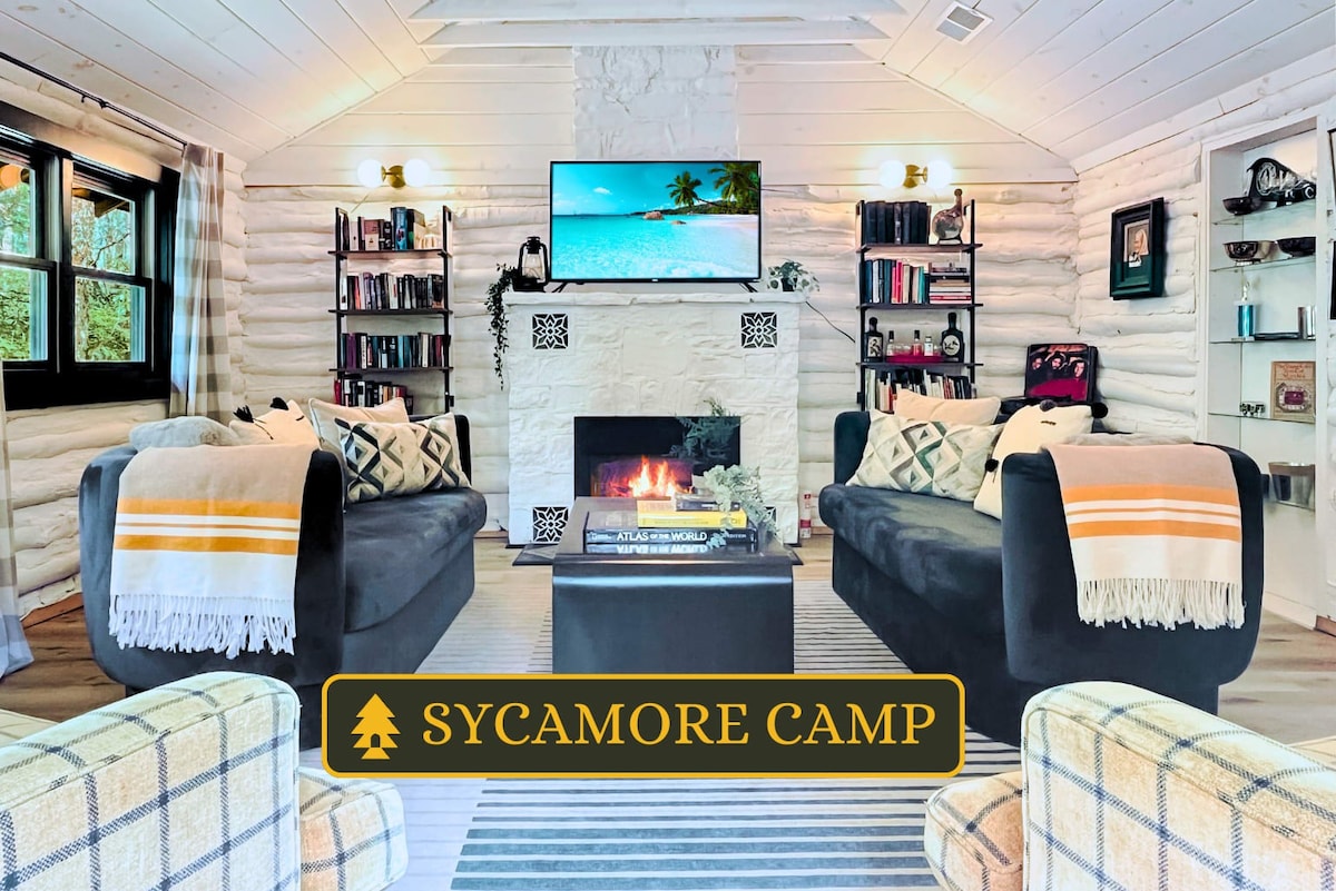Sycamore Camp -历史悠久的小木屋，重新想象