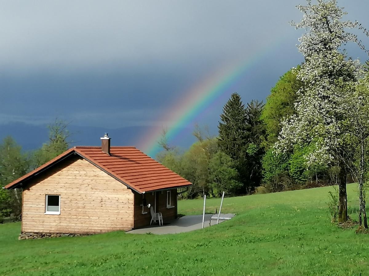 Wild Life Ranch （ Schöfweg ） ，带红外桑拿的度假屋篝火