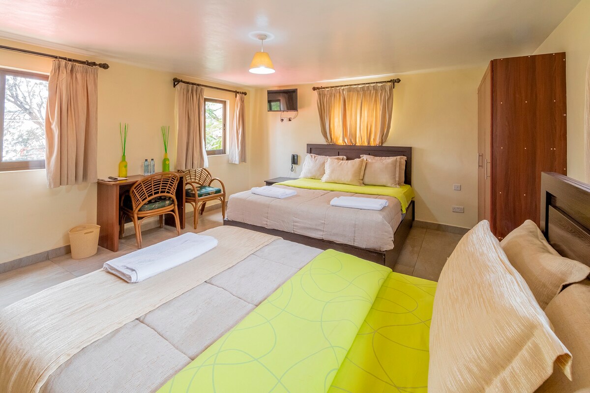 Superior Room @ Joy Palace Hotel home away from home a gateway paradise in Westlands Nairobi.
