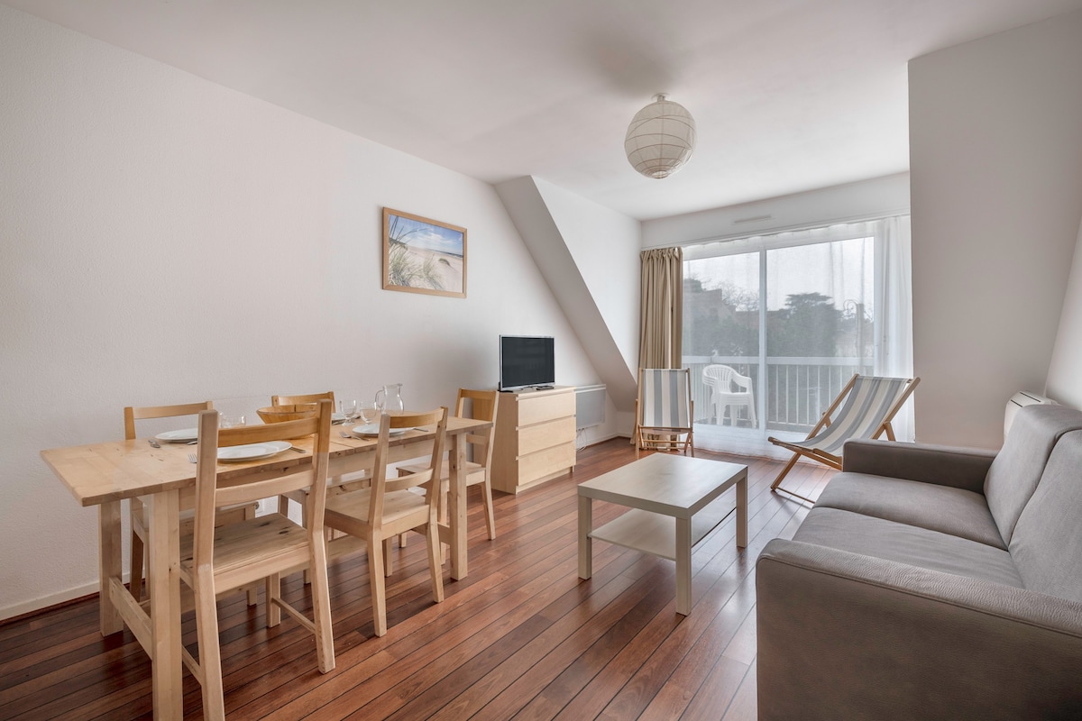 Un appartement au milieu des villas de la Baule