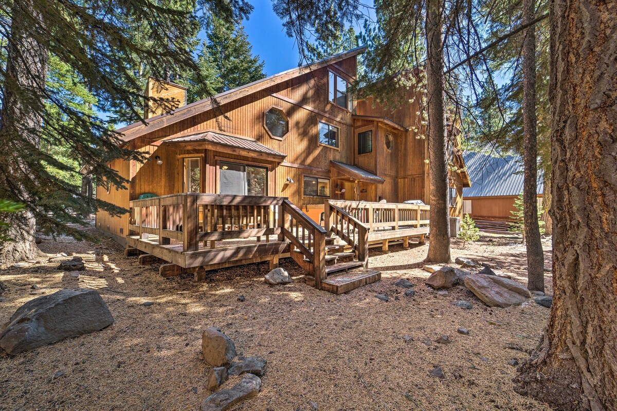 'Alpenglow': Large Tahoe Donner Home w/ Sauna