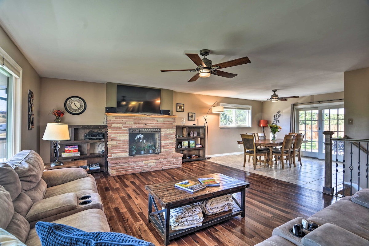 Family-Friendly Home w/ Back Yard & Game Room!