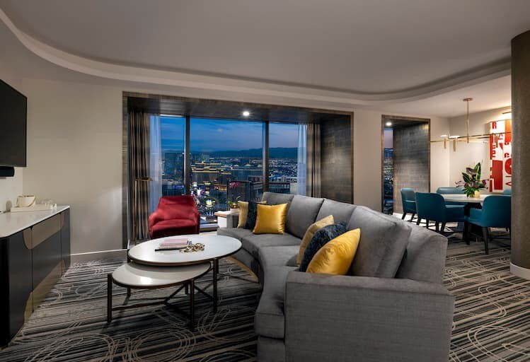 2-Bedroom Suite with 4 Beds and One Sofabed at Conrad Las Vegas at Resorts World by Suiteness