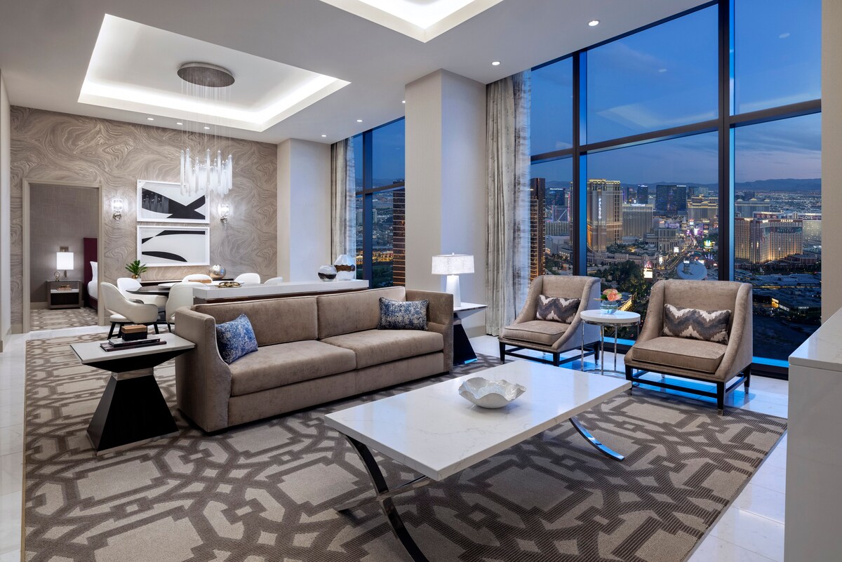 1-Bedroom Suite with One Bed at Crockfords Las Vegas, LXR Hotels and Resorts by Suiteness