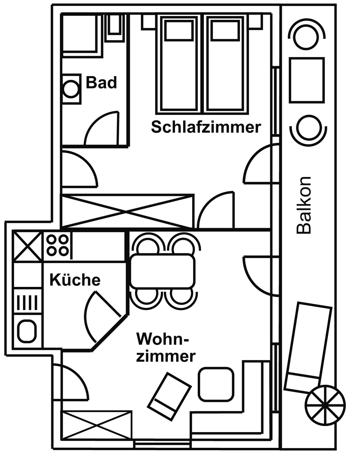 公寓2 - 41平方米