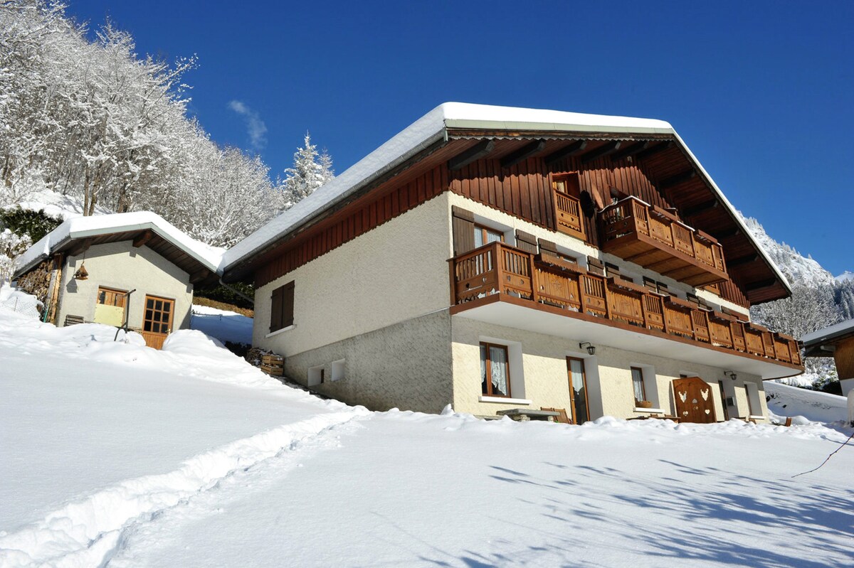 Appartement 400 m away from the slopes for 9 ppl.
