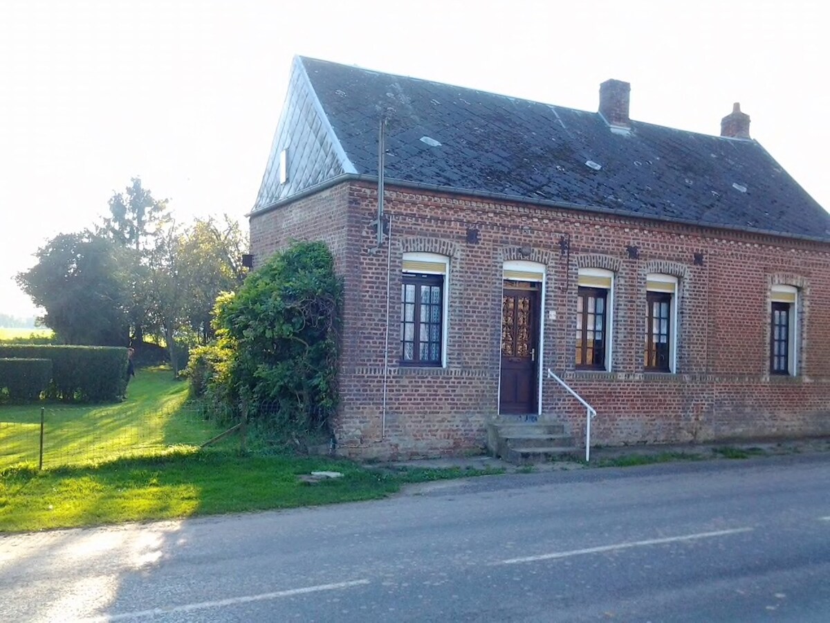 House for 6 ppl. with garden at Mailly-Maillet