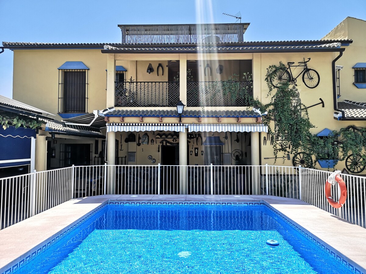 Villa for 18 ppl. with swimming-pool at Palenciana