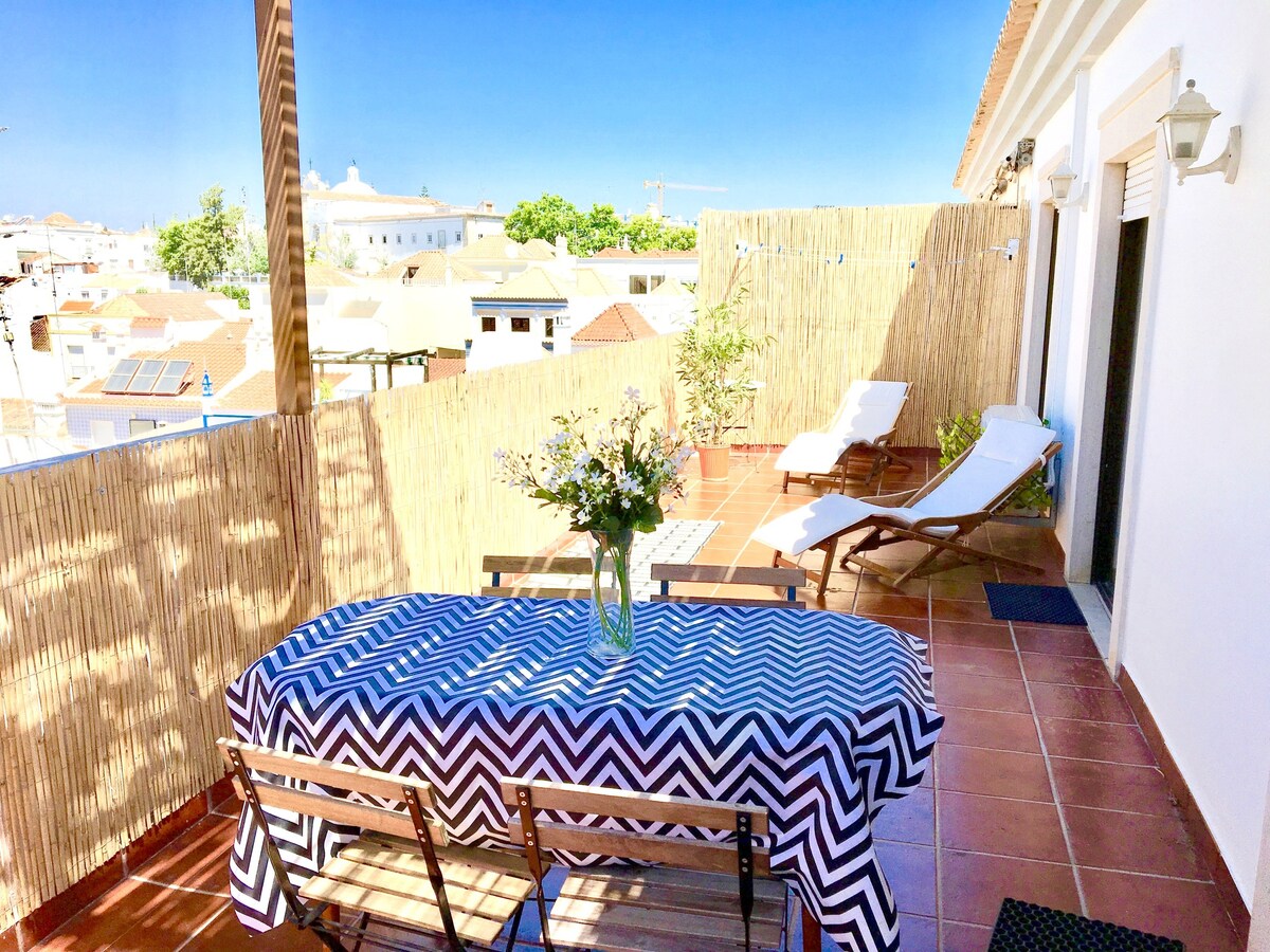 Appartement for 4 ppl. with terrace at Tavira
