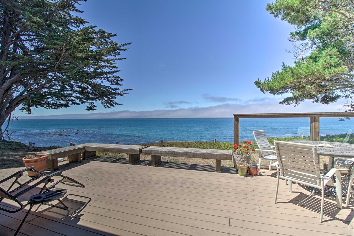 Oceanfront Point Arena House w/Lovely Deck!