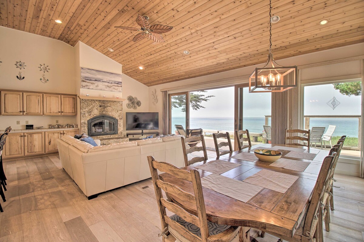 Oceanfront Point Arena House w/Lovely Deck!