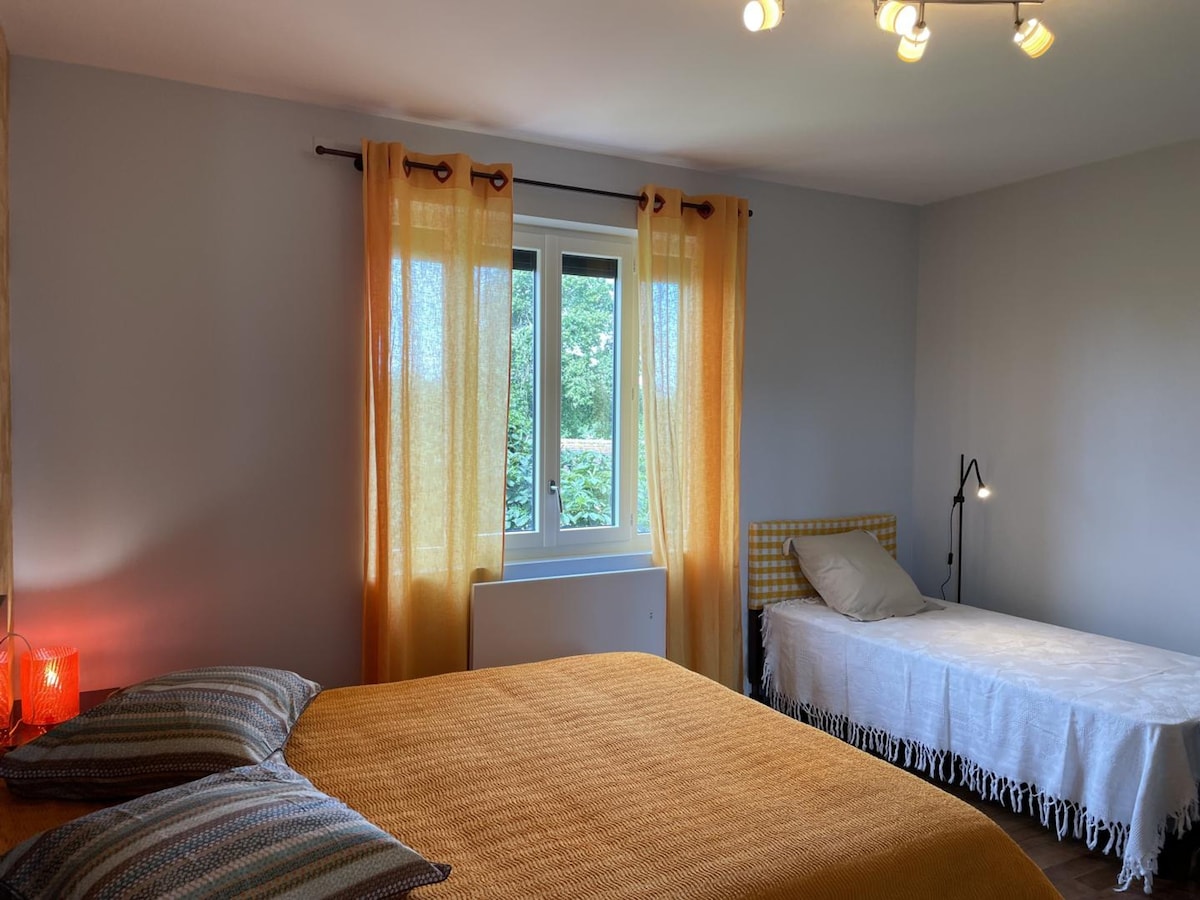 Gite Pierrefitte-sur-Loire ， 2间卧室， 5人。