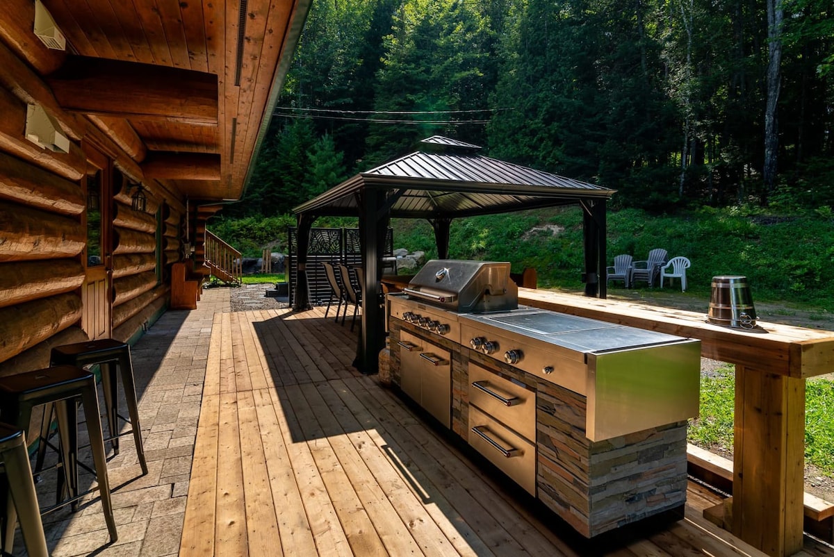 Stunning! Newly Renovated 5800 sq ft Log Cabin