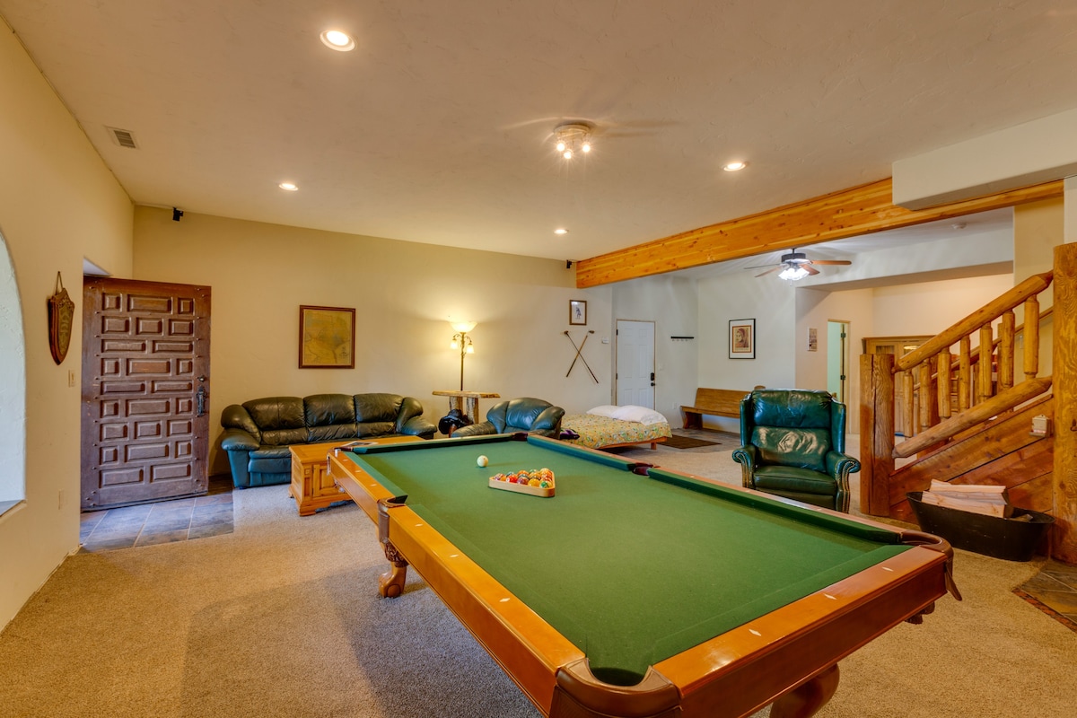 Spacious Home w/ Game Room ~ 5 Mi to the Slopes!