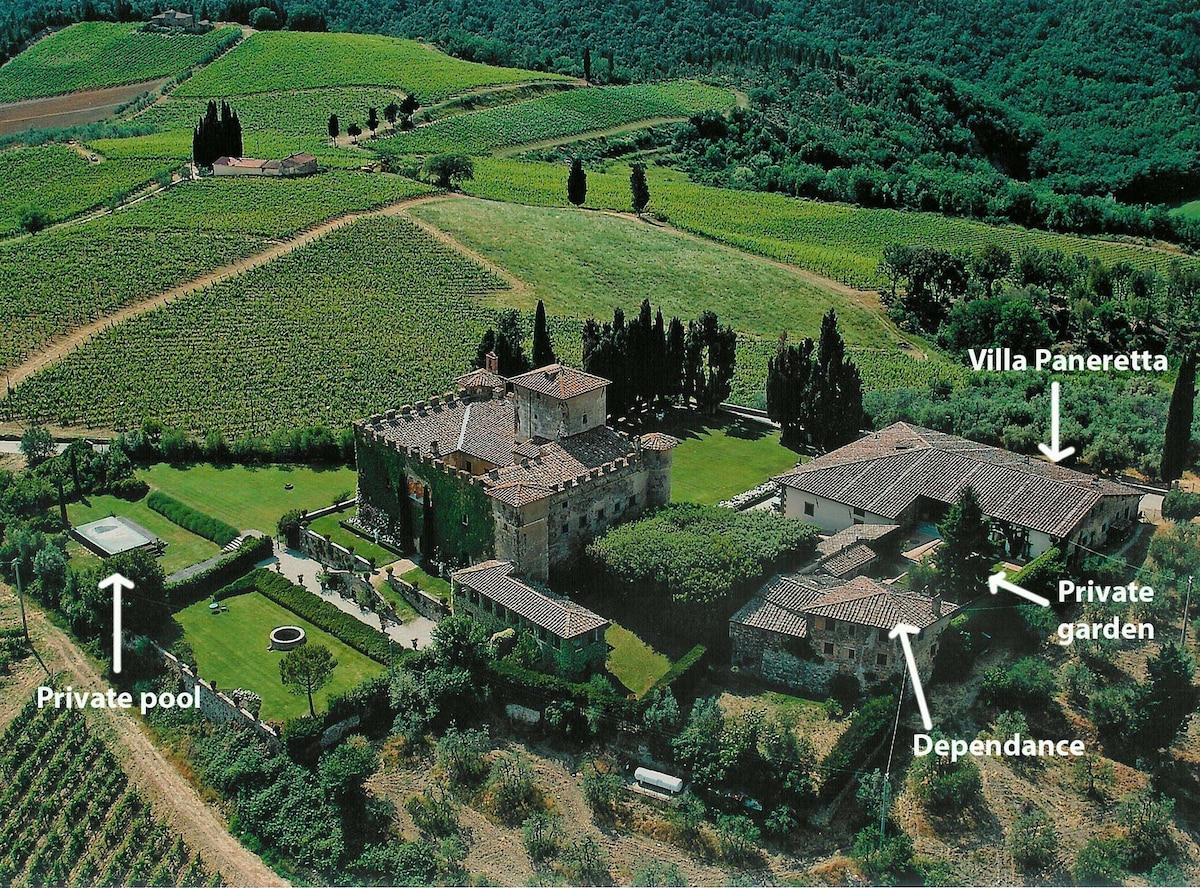 Villa Paneretta -历史悠久的度假别墅，
