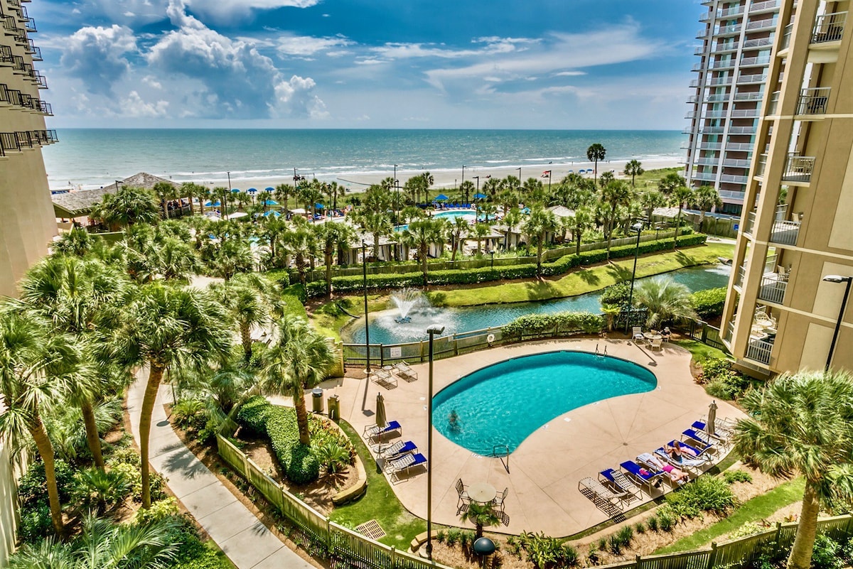 Royale Palms 1204 Elegant Oceanview w/Pool & Beach