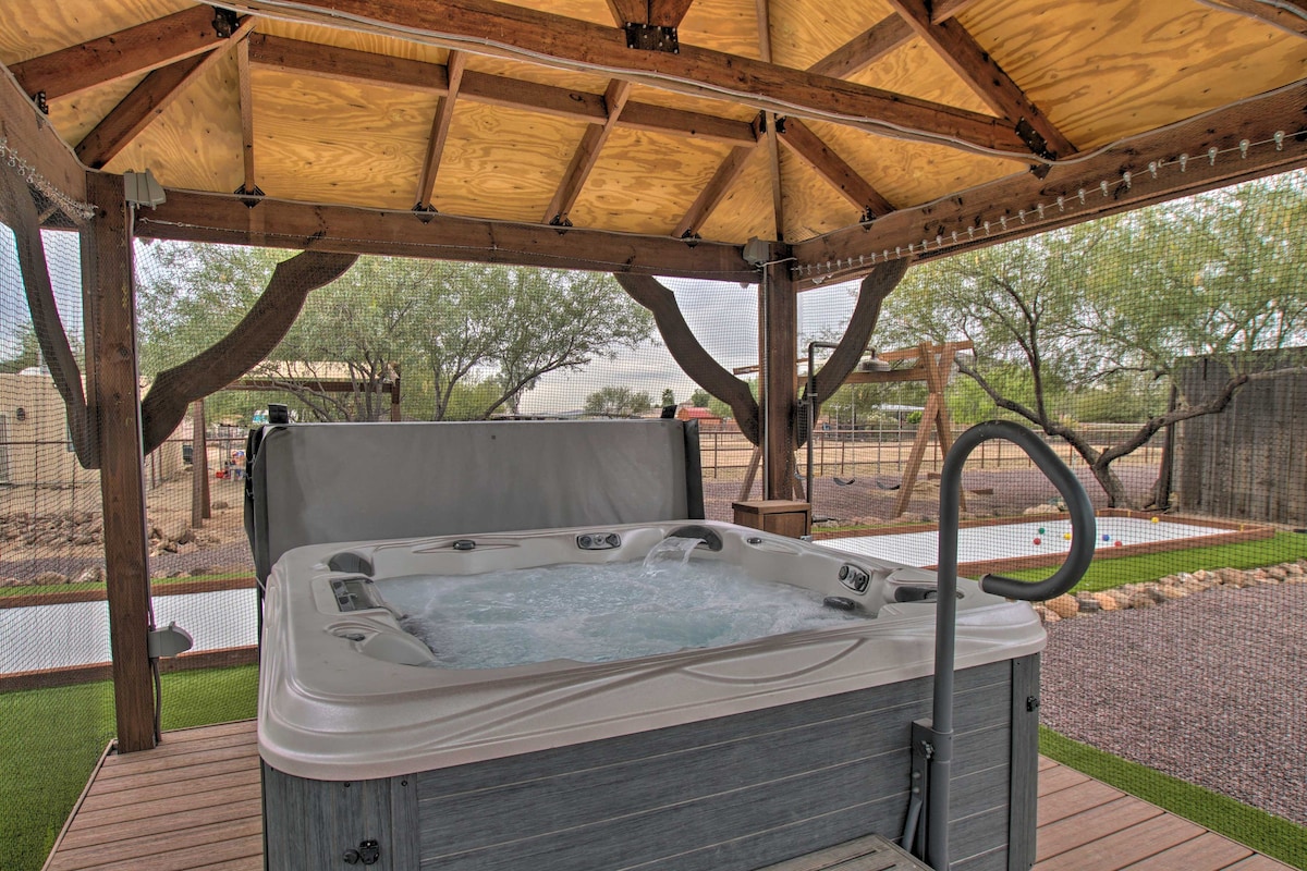 'Kick Back Corral' w/ Private Hot Tub & Yard!