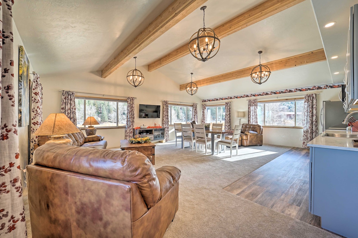 Contemporary Home Along Ouray's River Walk!