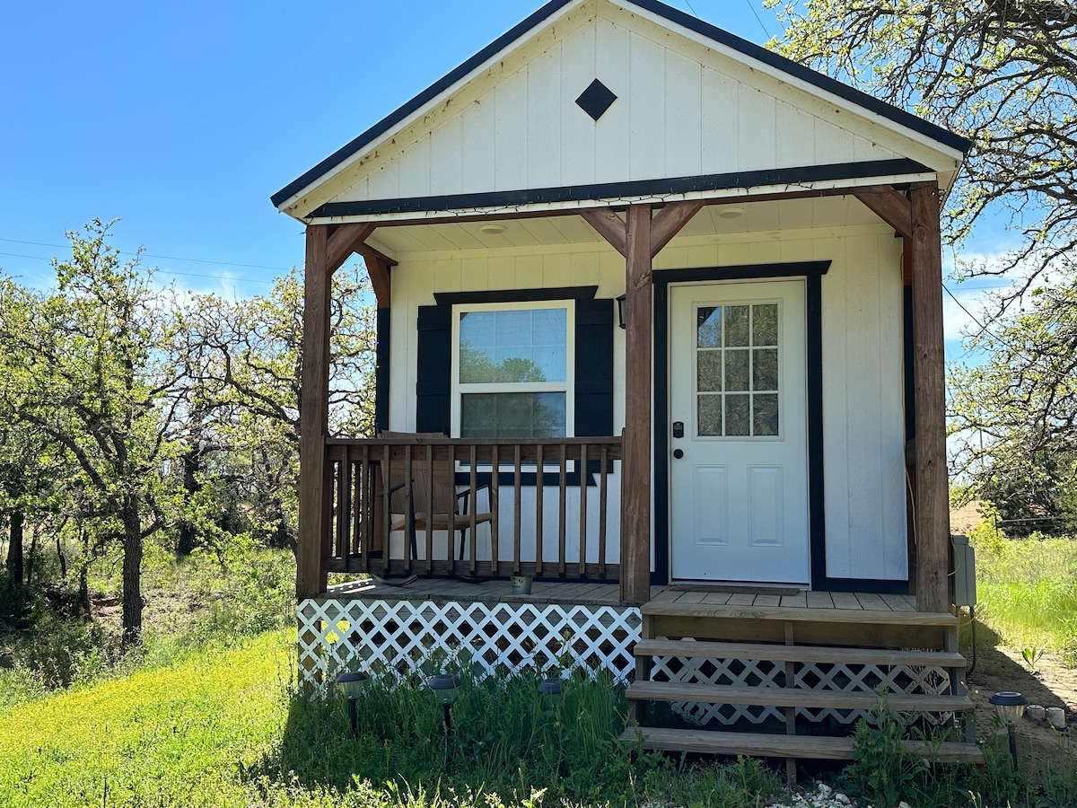 6 White Rose Tiny Home | Bunk Beds | Animals