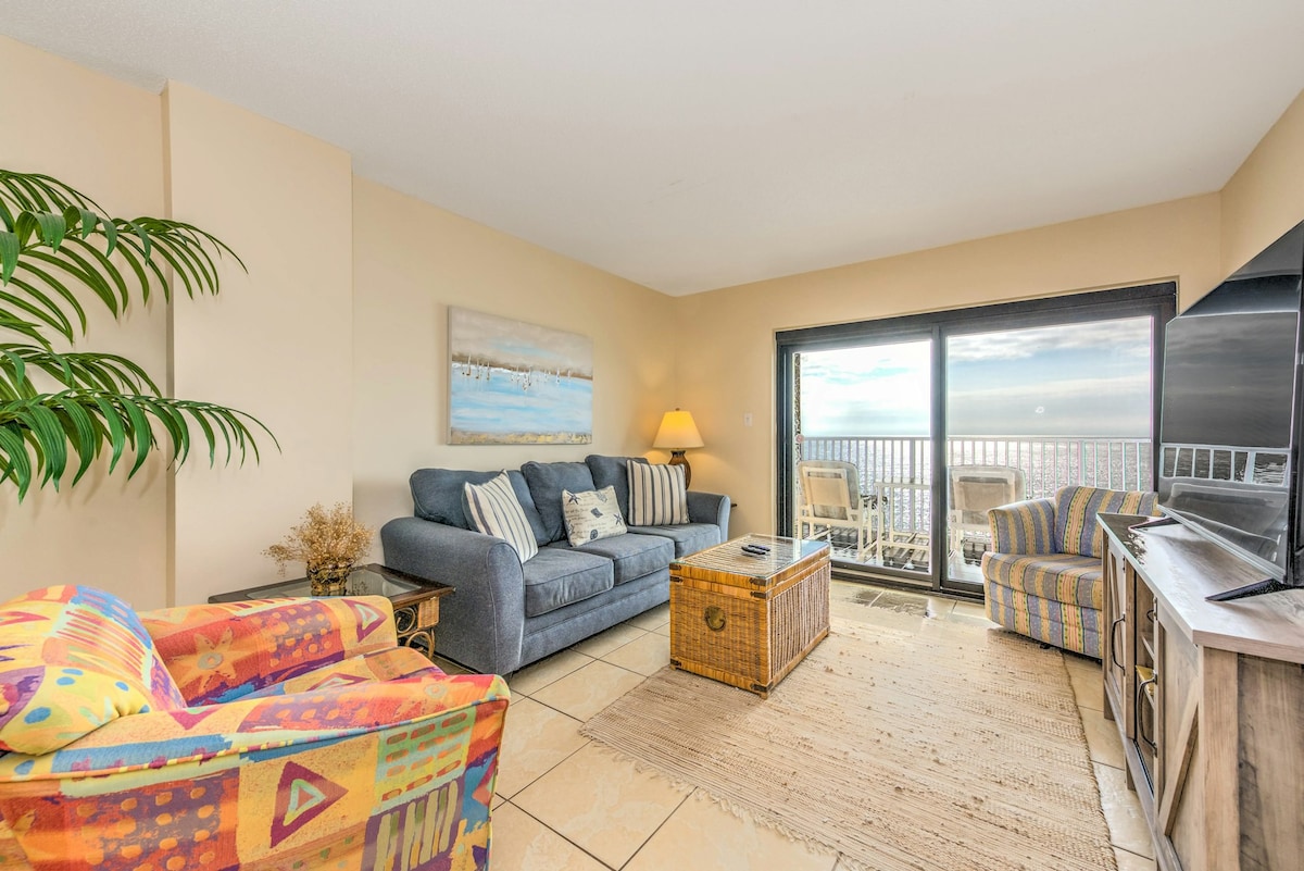 2BR Oceanfront | 7th-Floor | Central AC | Pool