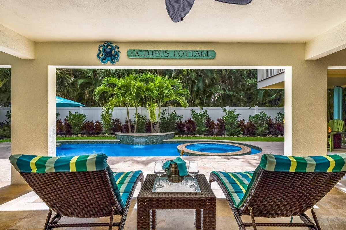 Spacious Home with Private Pool! - Octopus Cottage