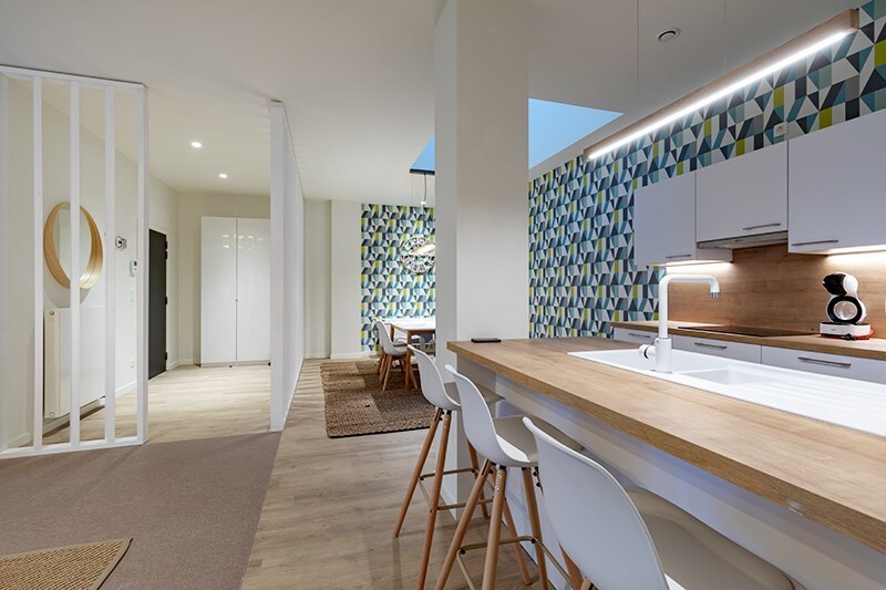 奥斯陆：欢迎来到这间宽敞的新公寓，这套宽敞的新公寓采用斯堪的纳维亚主题装饰。