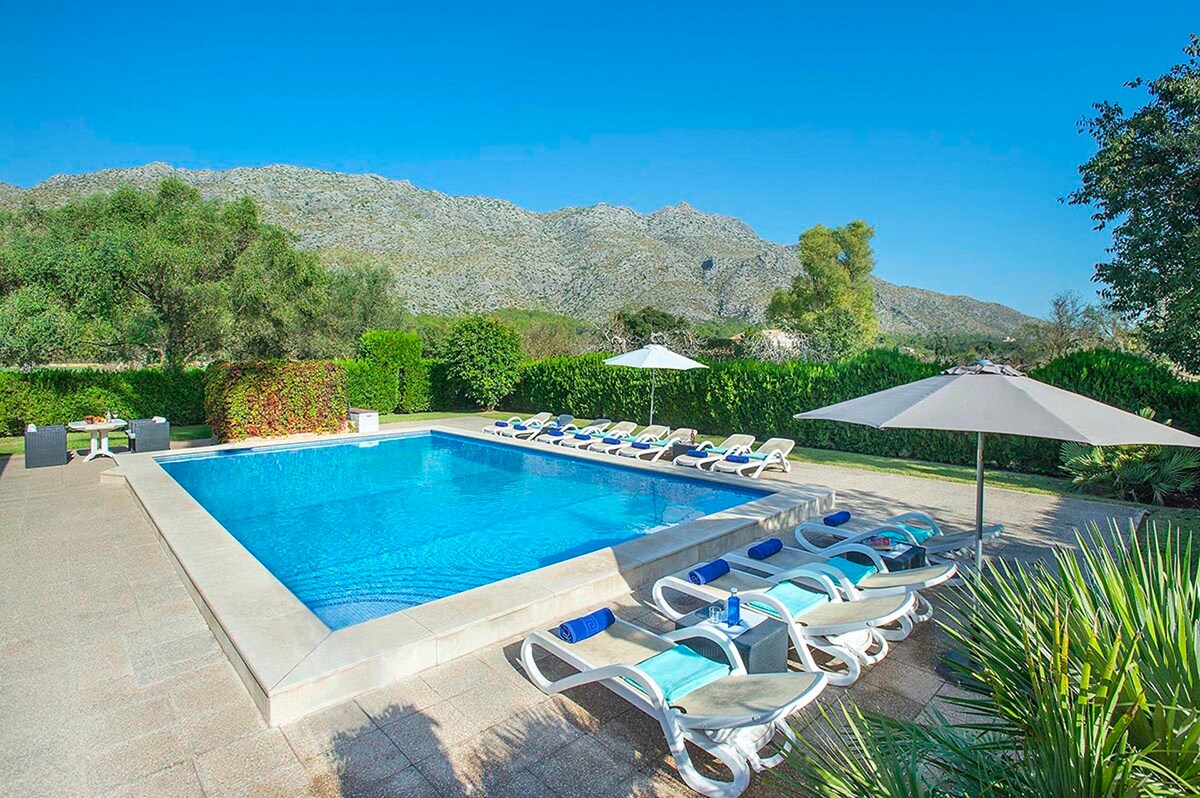 ***POLLENSA*** Private Pool | A/C | WIFI | BBQ