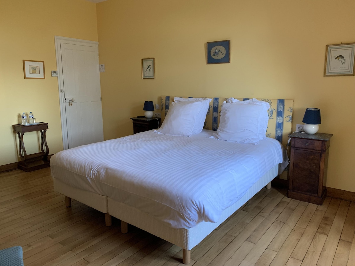 Chambre jaune-Double room-Deluxe-Ensuite with Bath