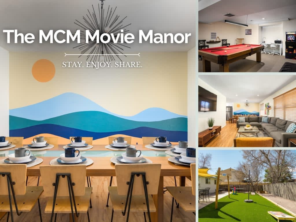 The MCM Movie Manor|Big Backyard|Movie Theater