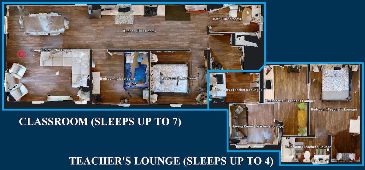 1-BR Suite: Teacher's Lounge @TorchLakeSchoolhouse