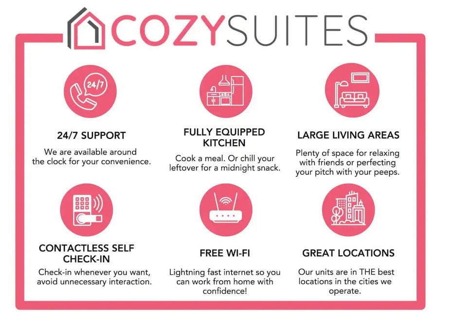 时尚购物中心附近的CozySuites 2BR现代公寓