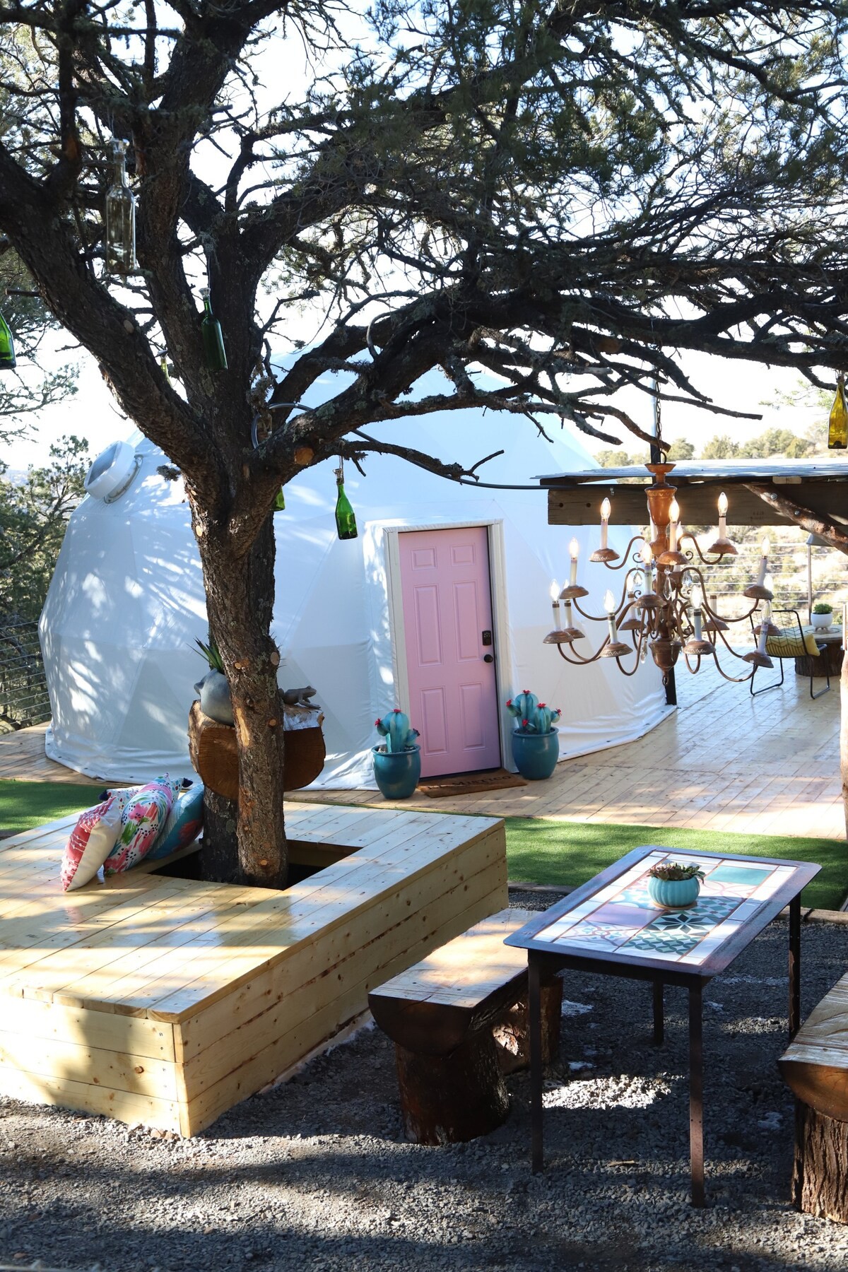 Zia Geo Dome at El Mistico Ranch, Glamping