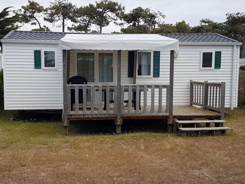 4-room mobile home for 6 people + TV