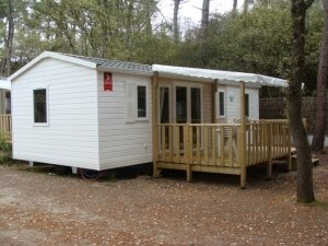 4-room mobile home for 6 people + TV