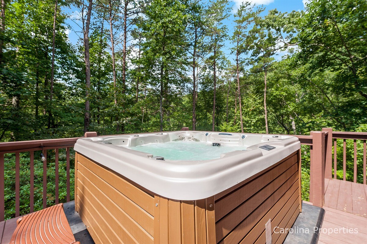 鹰露台（ Hawks Terrace ） -热水浴缸、镜子湖通道、景观！