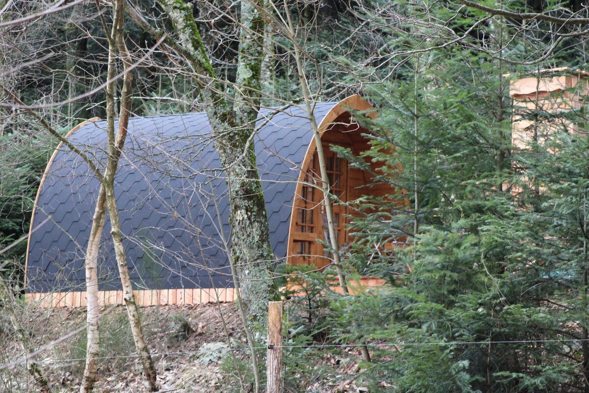 Log Cabin-Economy-Shared Bathroom-Park view