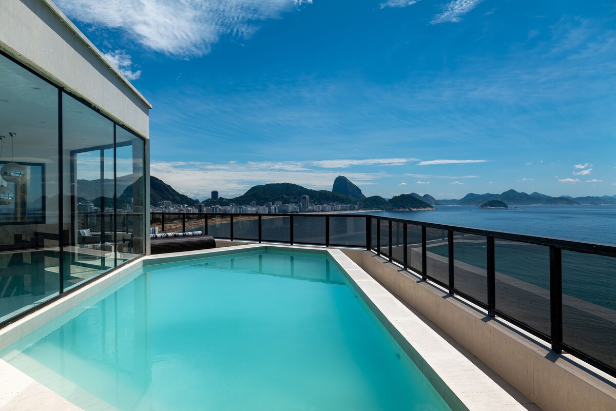 Rio001 -科帕卡巴纳（ Copacabana ）豪华海滨顶层公寓