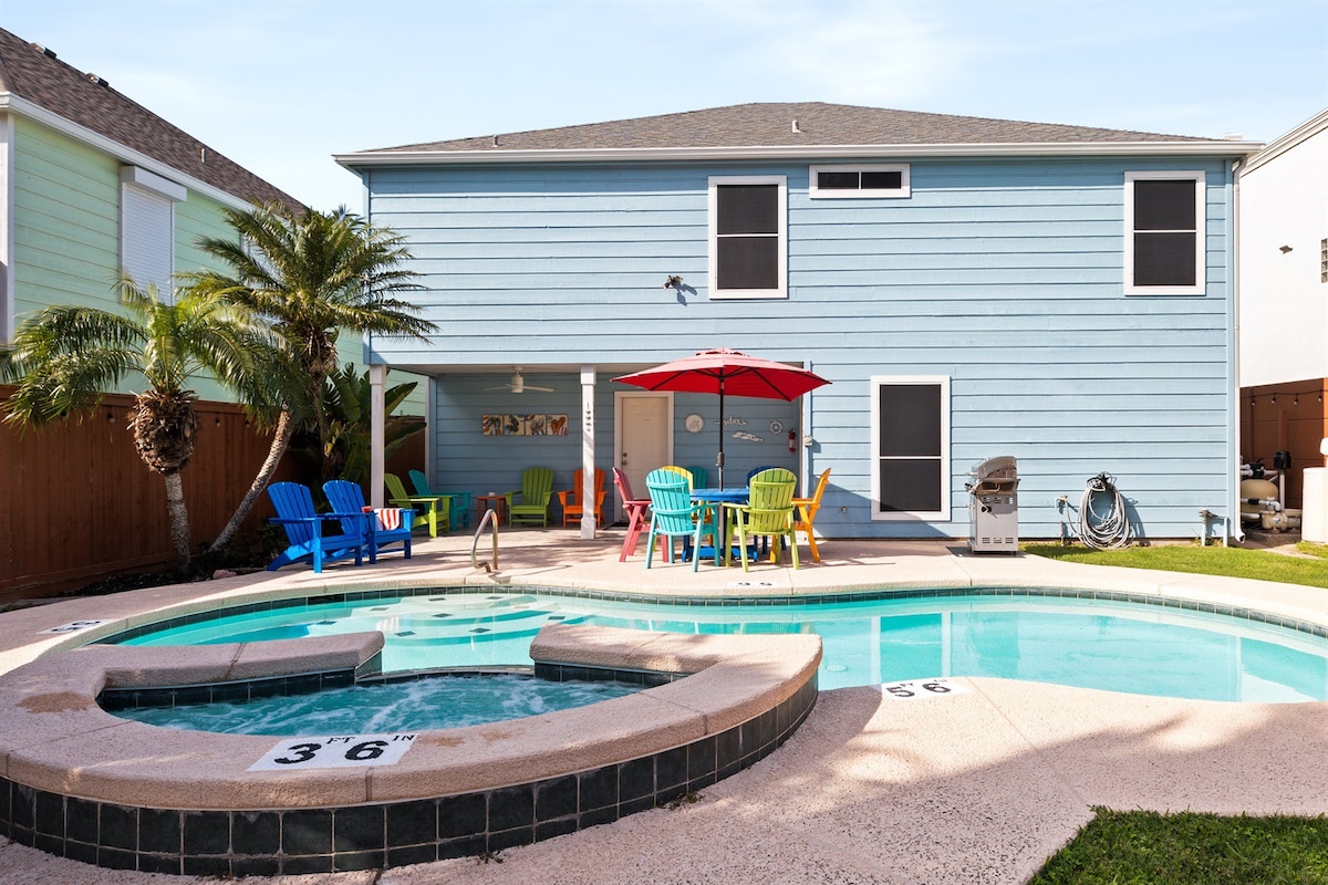 Heated Pool, Steps to Beach, Pet Friendly, Grill