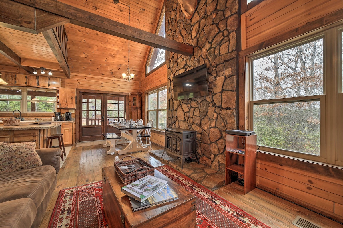 Stunning Smoky Mountain Cabin w/ Decks + Views!