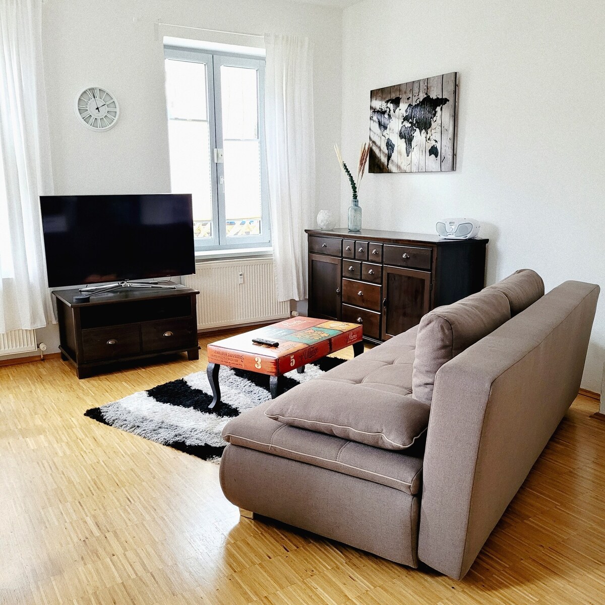 公寓面积为4位房客，面积46平方米，位于Aue-Bad Schlema （ 164825 ）