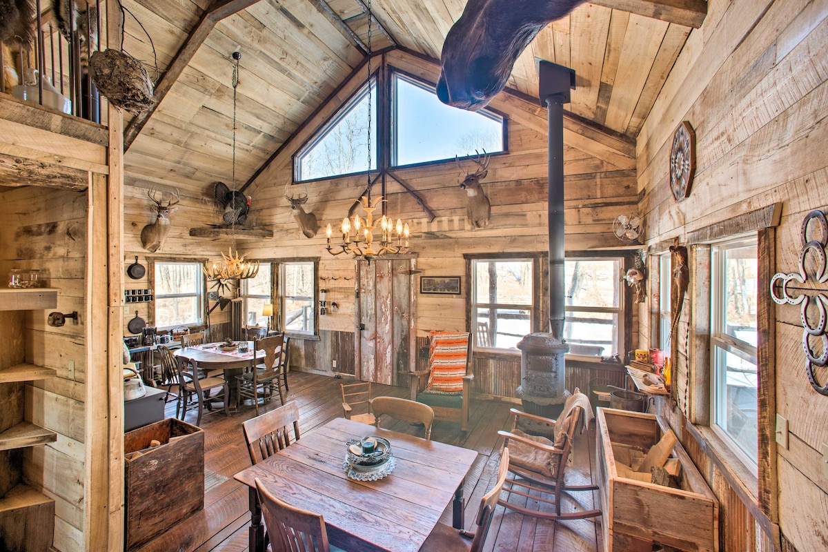 Rustic Powersville Cabin: Secluded Countryside!